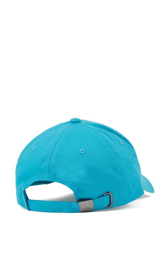 Hugo Boss Bomull-twill cap Lyse Blå | IUWbnE9J