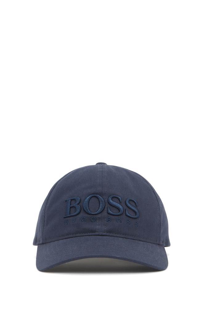 Hugo Boss Bomull-twill cap Mørke Blå | 2nDeT9AW