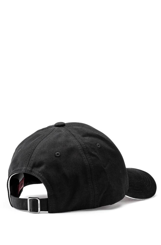 Hugo Boss Bomull-twill cap Svarte | nuyXFbqJ