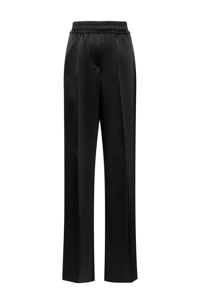 Hugo Boss Brede-leg trousers Svarte | 9UCgOw9u