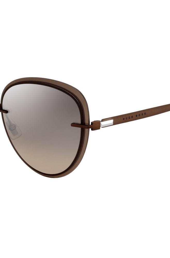 Hugo Boss Brown sunglasses Mørke Brune | gP0bELId