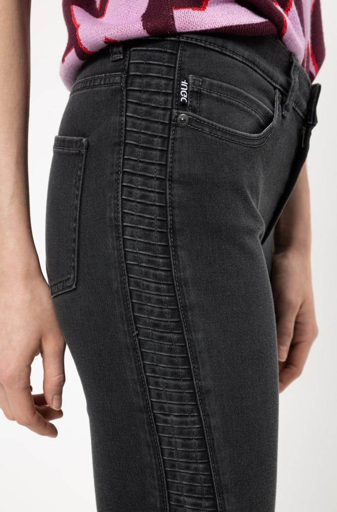 Hugo Boss CHARLIE super-skinny-fit jeans Mørke Grå | Ekzjk5vh