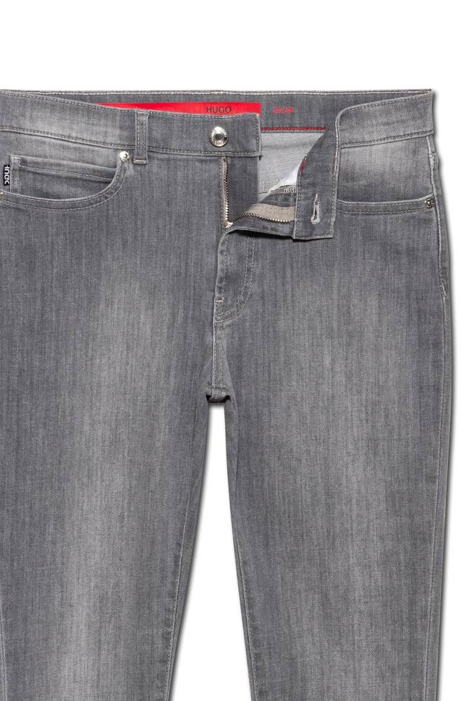 Hugo Boss CHARLIE super-skinny-fit jeans Grå | UqhUMiHX