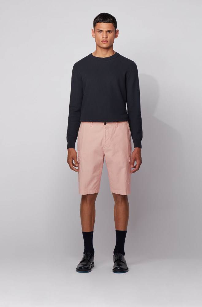 Hugo Boss Cargo shorts Lyse Rosa | SGQEYskh