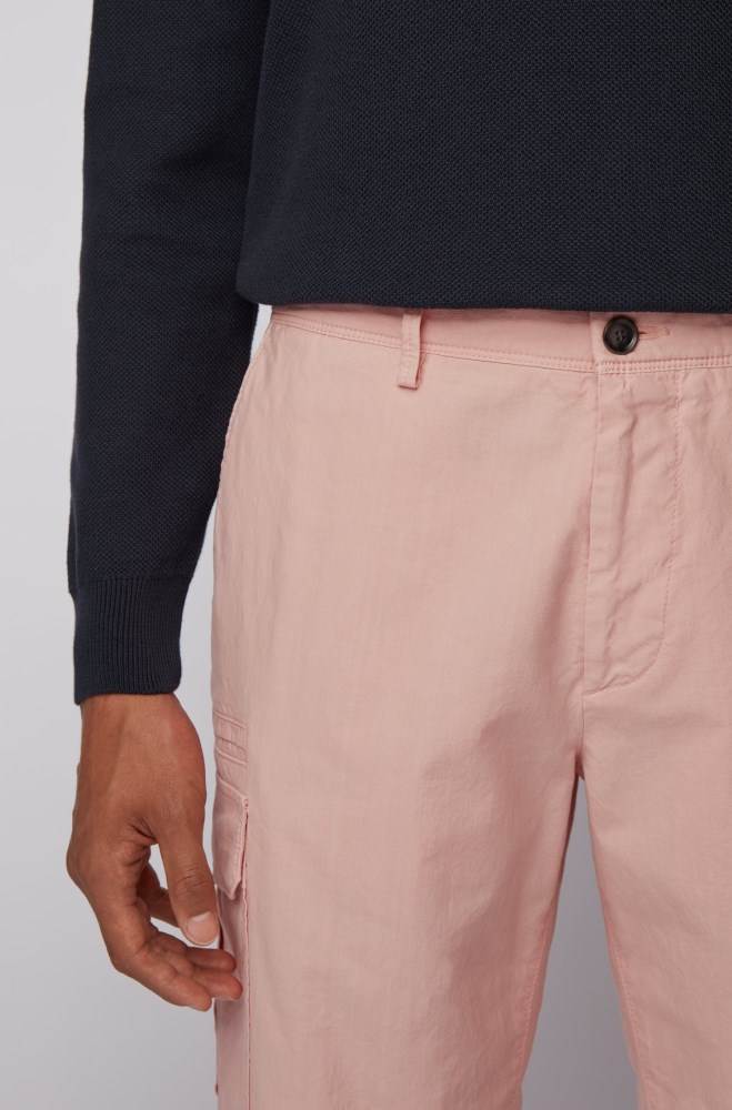 Hugo Boss Cargo shorts Lyse Rosa | SGQEYskh