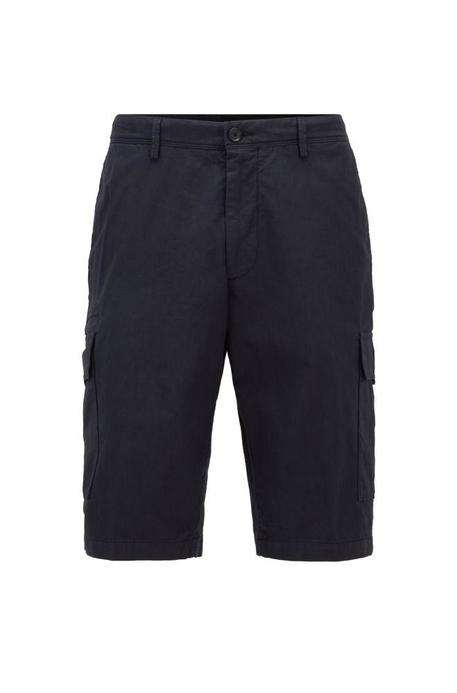 Hugo Boss Cargo shorts Mørke Blå | Ugcrb8kS