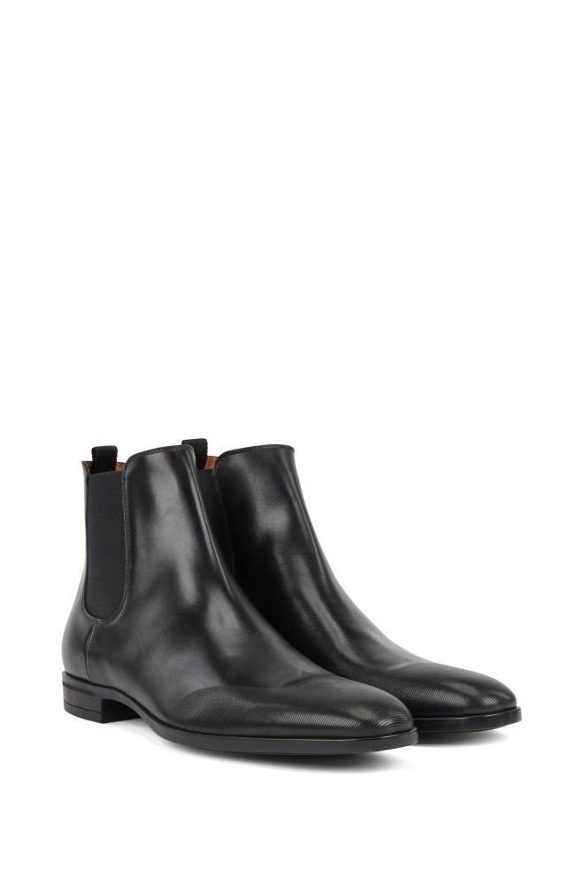 Hugo Boss Chelsea boots Svarte | B3BdpeAo