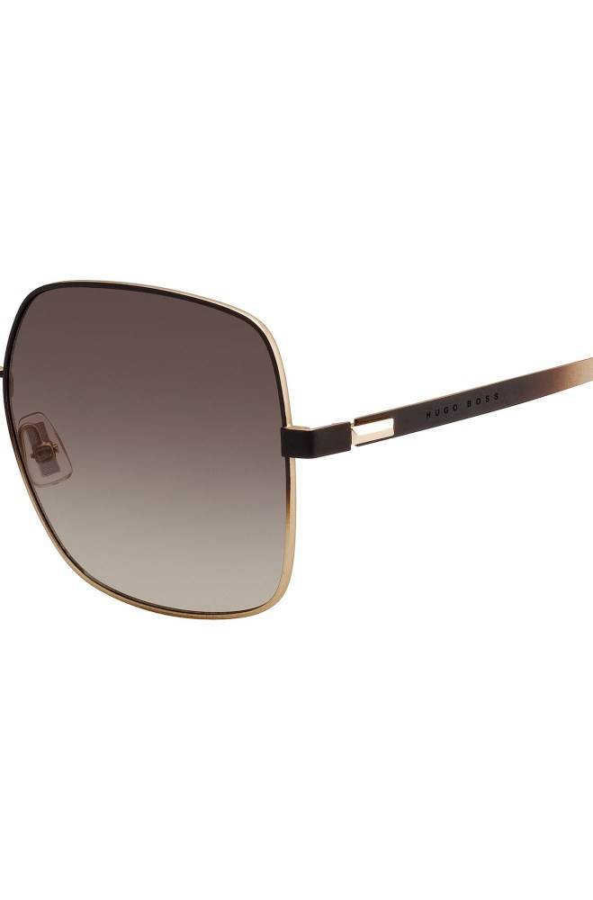 Hugo Boss Chromatically shaded sunglasses Mørke Brune | 5O36kz6c