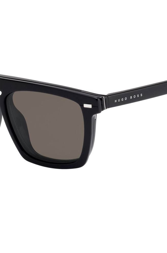 Hugo Boss Clip-on sun lenses Svarte | Blt9Fr4y