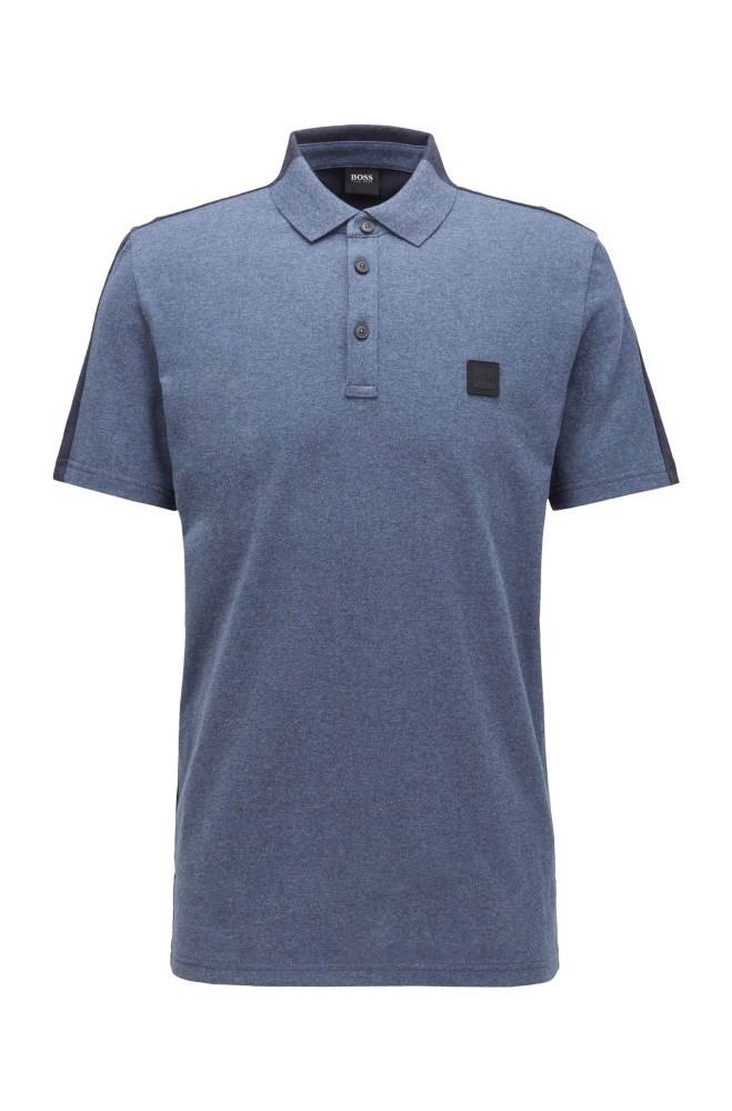 Hugo Boss Colour-block polo shirt Mørke Blå | Vbd7BIkg