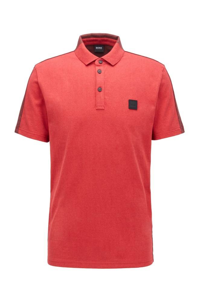 Hugo Boss Colour-block polo shirt Rød | WWWxMw9A