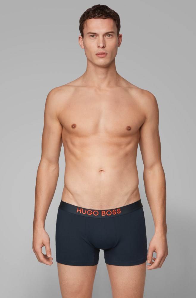 Hugo Boss Colour-contrast boxer briefs Mørke Blå | dhpPgcs7