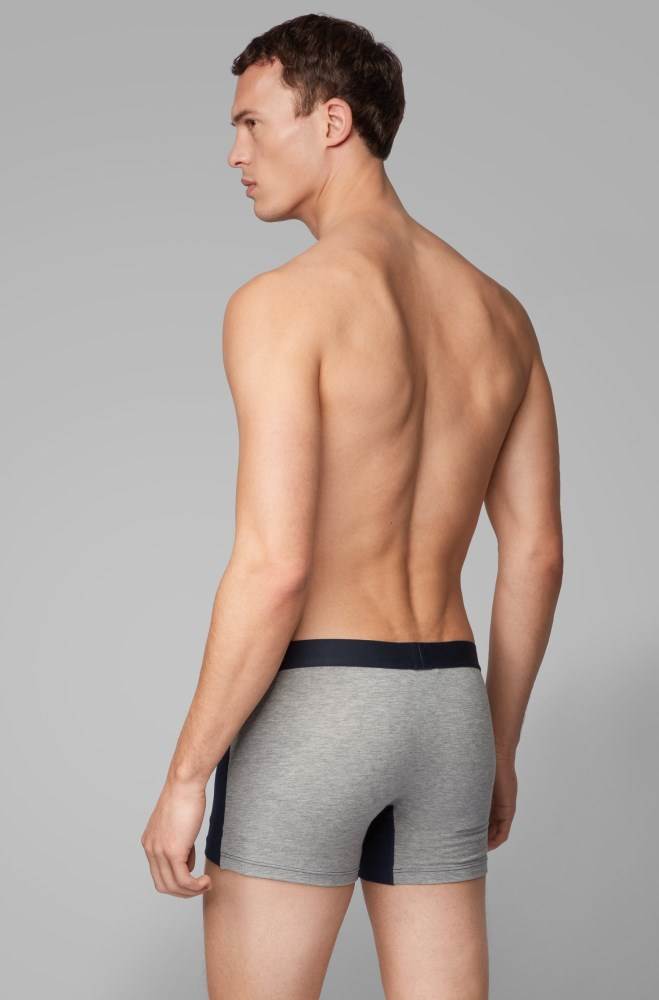 Hugo Boss Colour-contrast boxer briefs Mørke Blå | dhpPgcs7