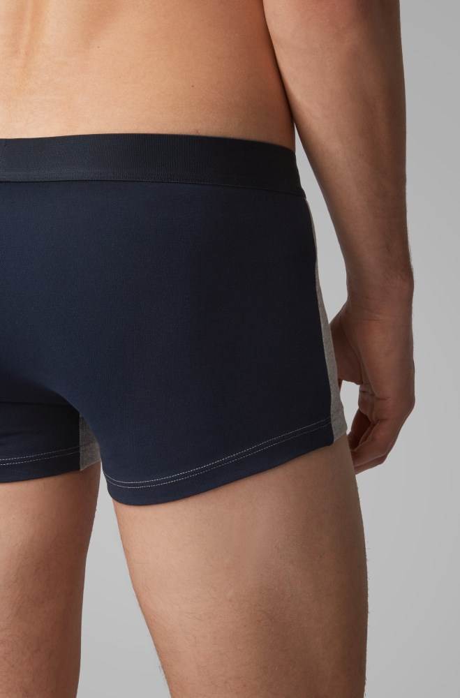 Hugo Boss Colour-contrast trunks Grå | fwbVt5O1