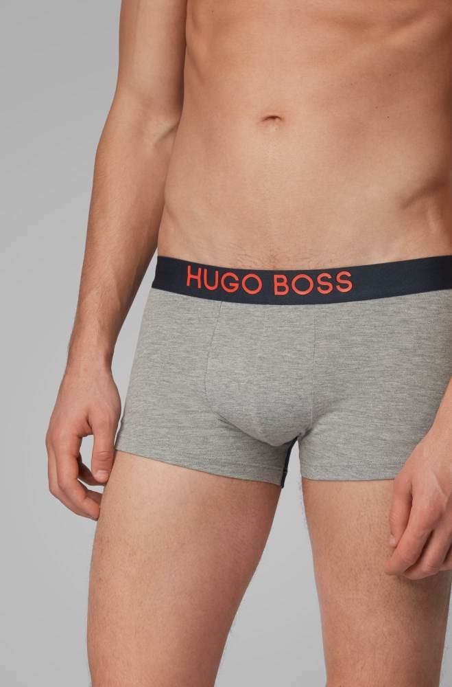 Hugo Boss Colour-contrast trunks Grå | fwbVt5O1