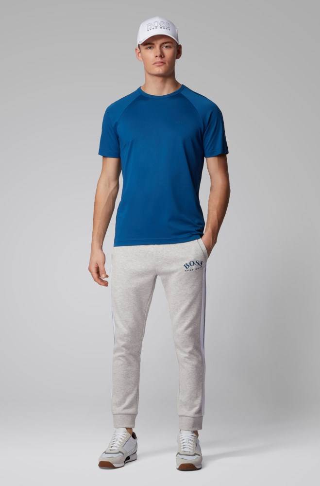 Hugo Boss Crew-neck T-shirt Blå | BjS4V7op