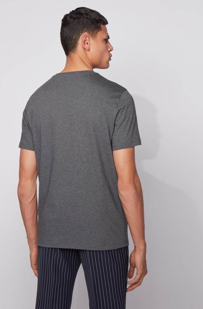 Hugo Boss Crew-neck T-shirt Grå | yzHtnGzV