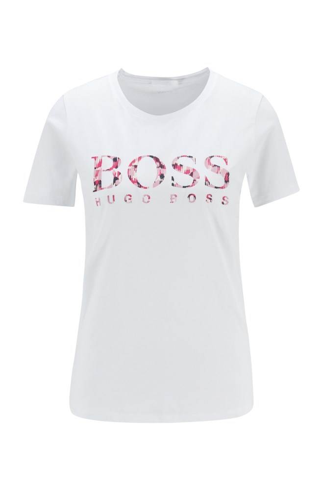 Hugo Boss Crew-neck T-shirt Hvite | MCv7h1In