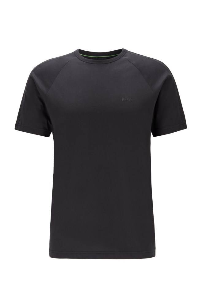 Hugo Boss Crew-neck T-shirt Svarte | 77ds9D8X