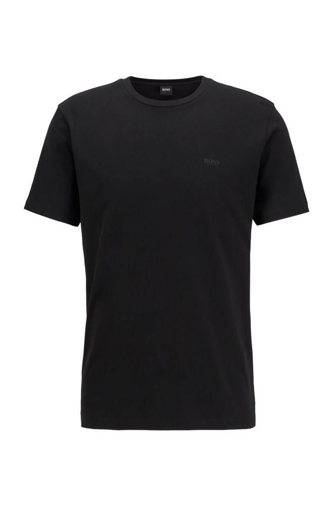 Hugo Boss Crew-neck T-shirt Svarte | faubfvnb