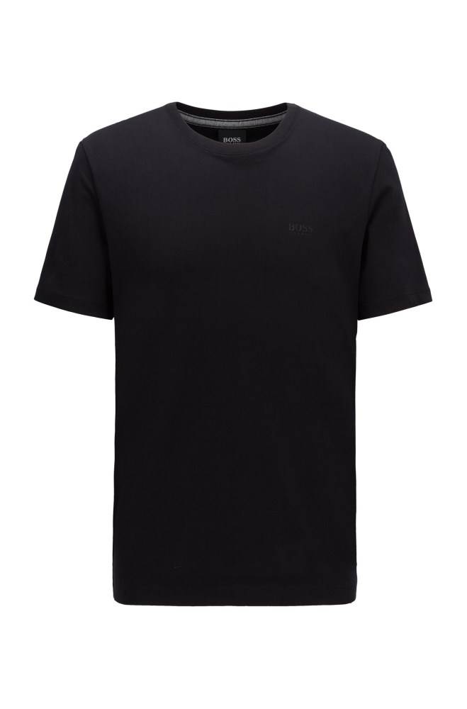 Hugo Boss Crew-neck logo T-shirt Svarte | KUpOa5Nc