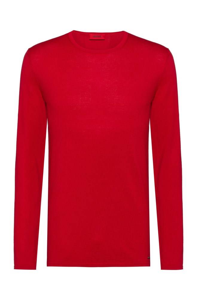 Hugo Boss Crew-neck sweater Rød | f43RlX8H