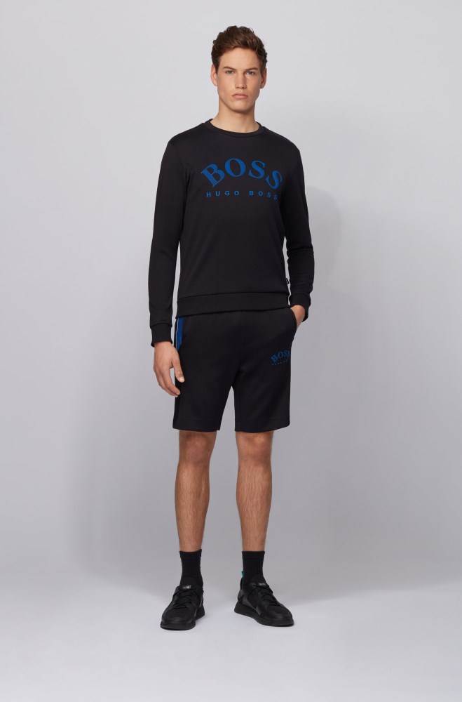 Hugo Boss Crew-neck sweatshirt Svarte | 25wqeQZa