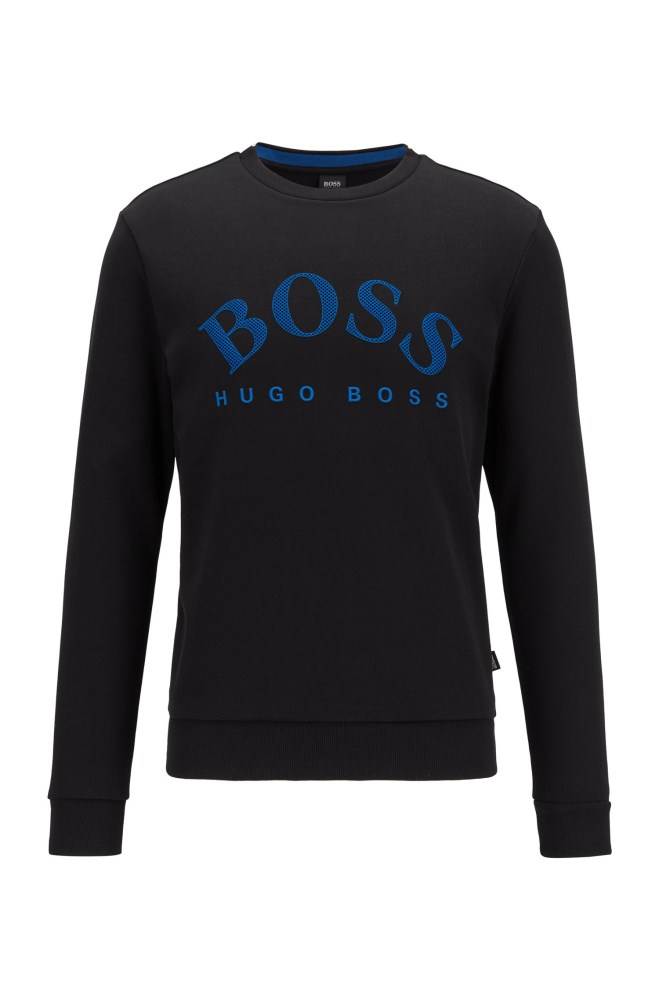 Hugo Boss Crew-neck sweatshirt Svarte | 25wqeQZa