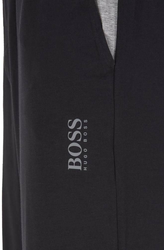 Hugo Boss Cuffed-hem pyjama trousers Svarte | 4VfSffzw