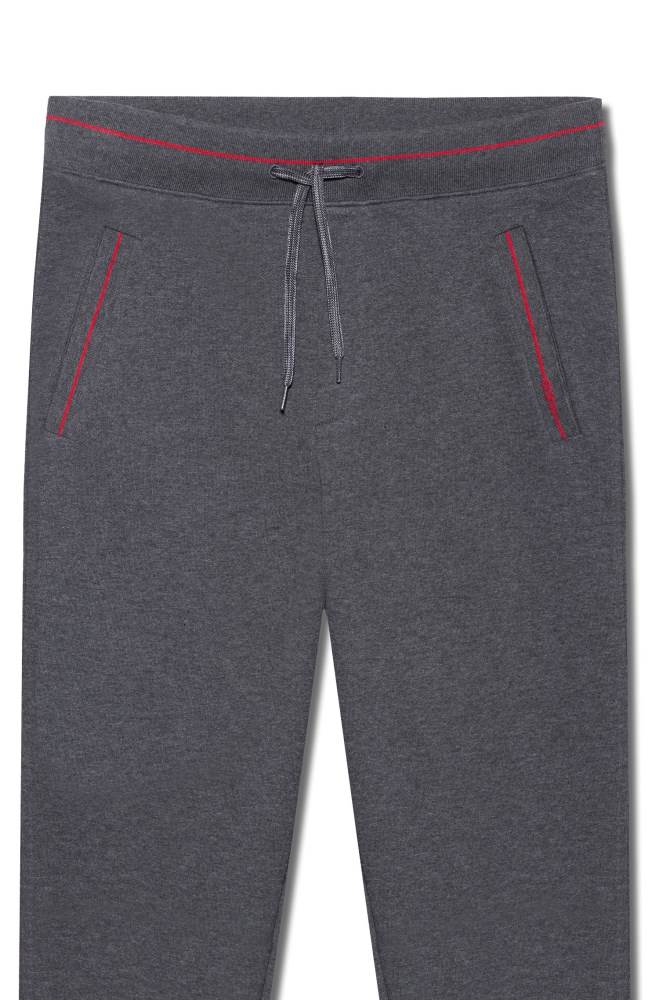 Hugo Boss Cuffed jogging trousers Grå | UdFq5EJc