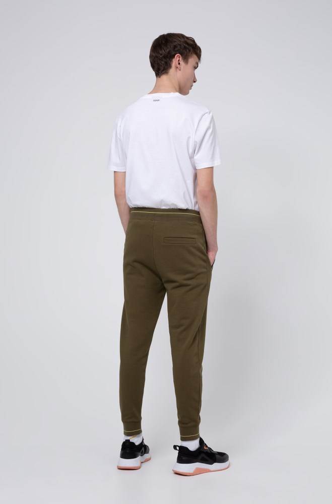 Hugo Boss Cuffed jogging trousers Khaki | GoqaIY9D