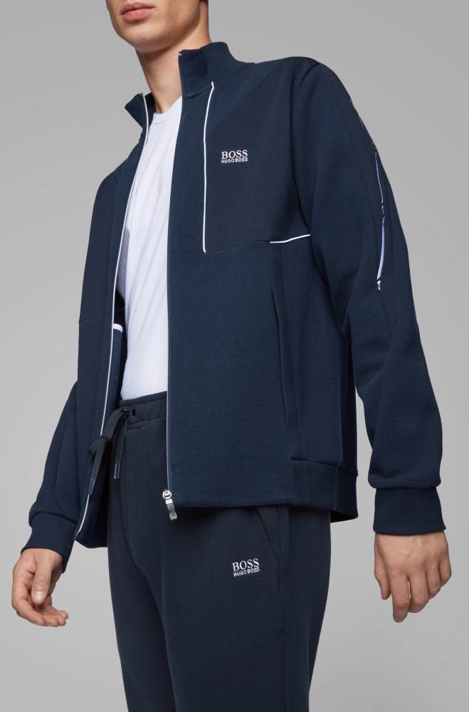 Hugo Boss Cuffed jogging trousers Mørke Blå | d5Vyfzis