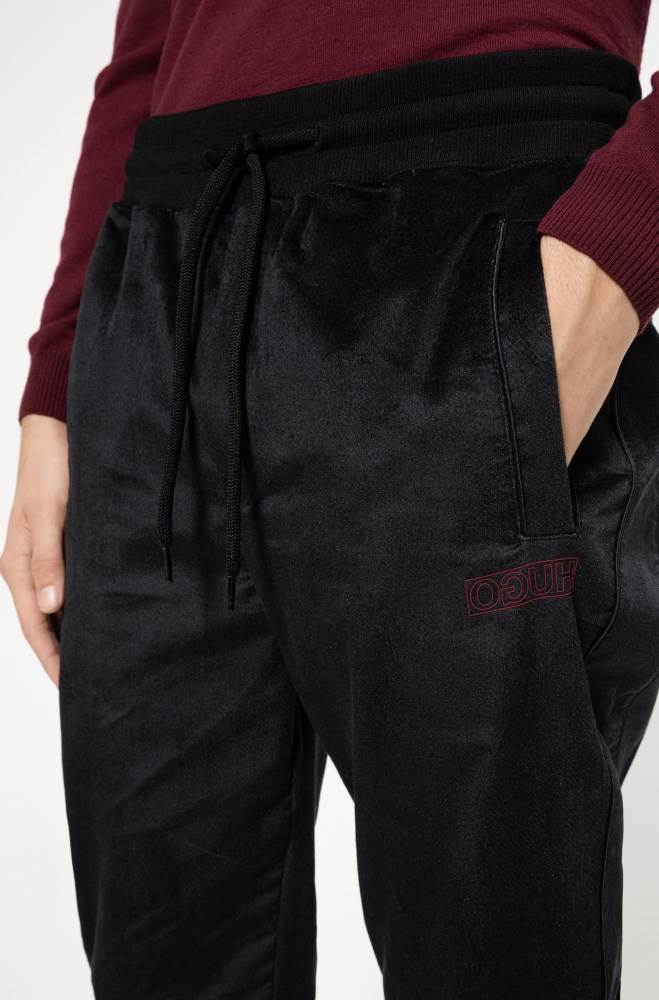 Hugo Boss Cuffed jogging trousers Svarte | ovtUd69v