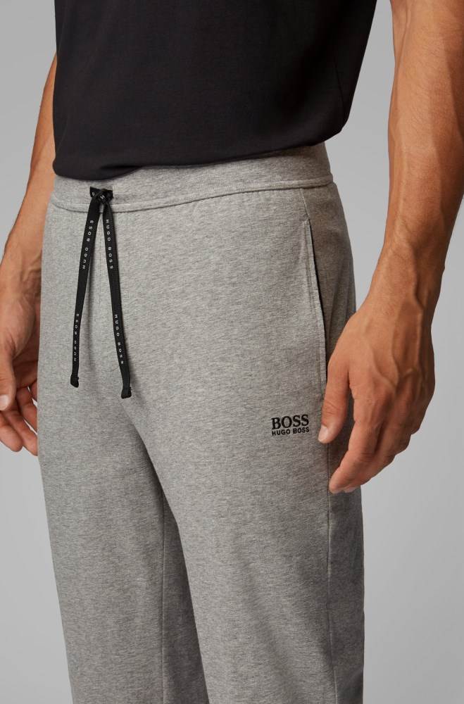 Hugo Boss Cuffed loungewear bottoms Grå | FBxgPzk2