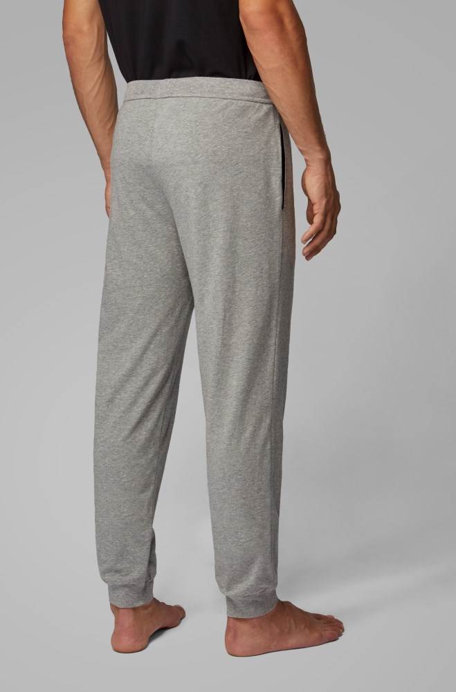 Hugo Boss Cuffed loungewear bottoms Grå | FBxgPzk2