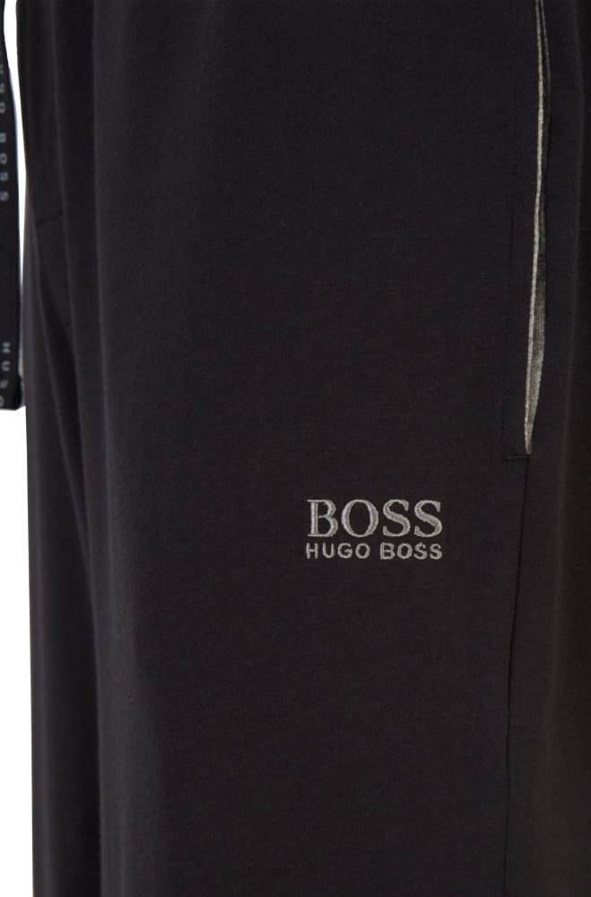 Hugo Boss Cuffed loungewear bottoms Svarte | V8zOfxOF