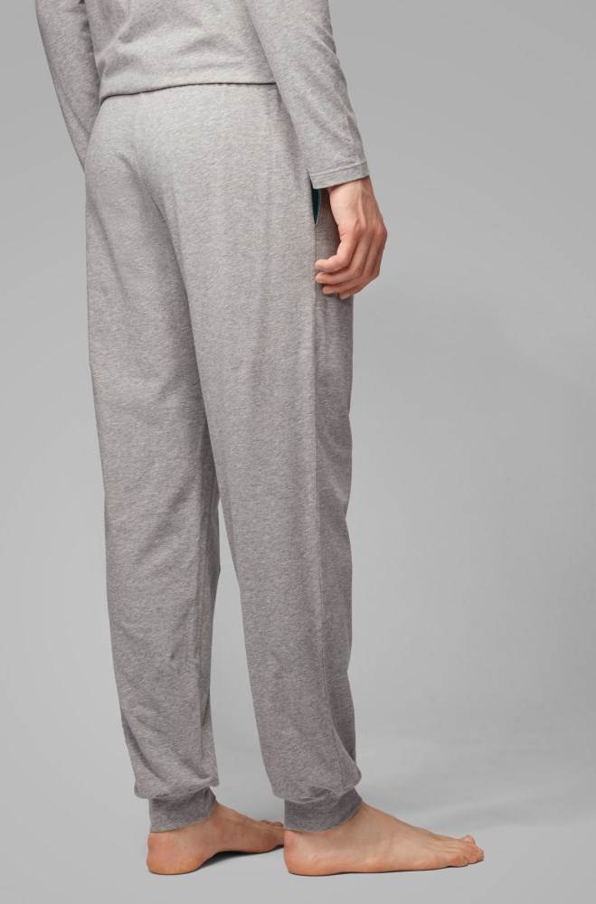 Hugo Boss Cuffed loungewear trousers Grå | GaaPGZDt