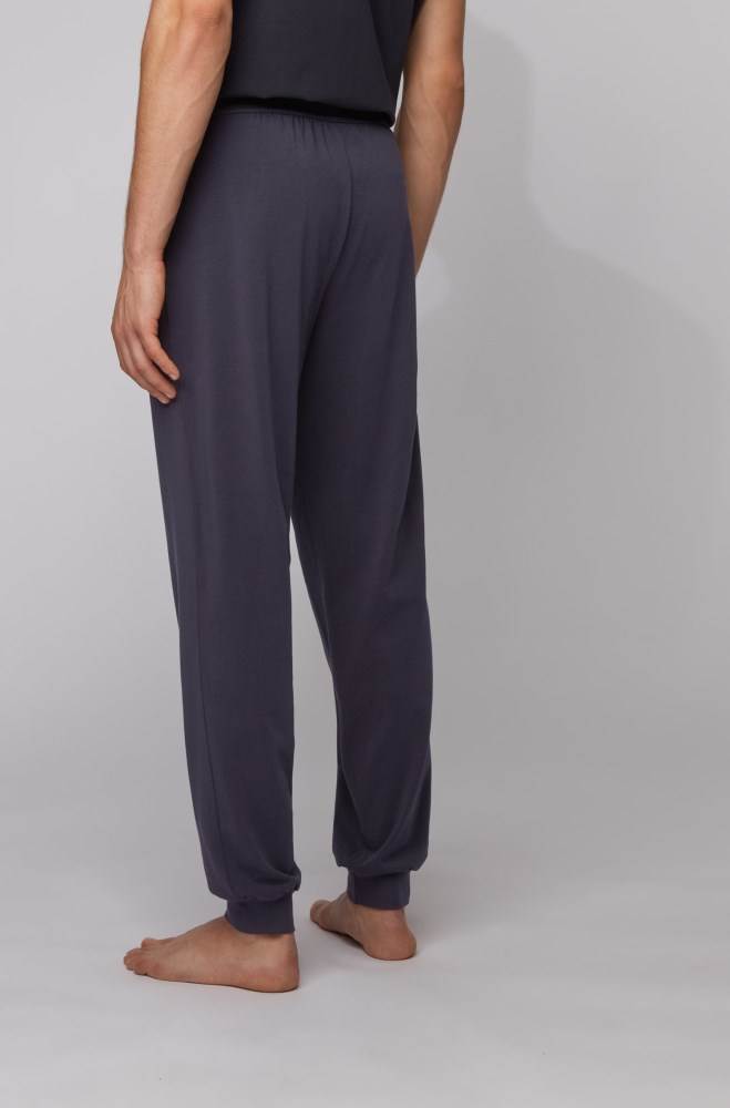 Hugo Boss Cuffed loungewear trousers Lyse Blå | ZZq2M55I