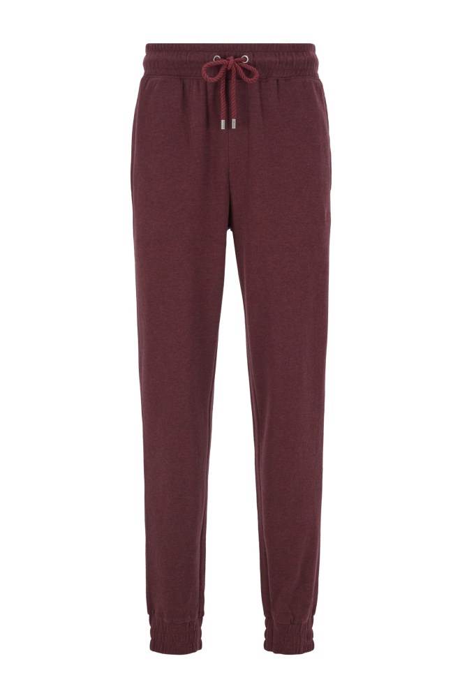 Hugo Boss Cuffed loungewear trousers Mørke Rød | oDoghvmV