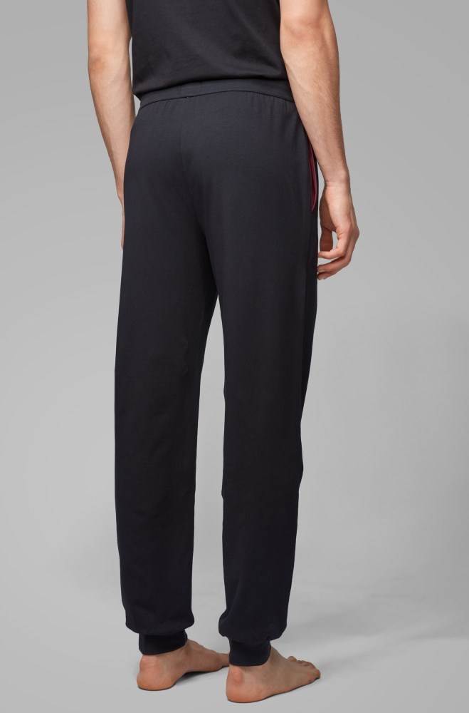 Hugo Boss Cuffed loungewear trousers Svarte | stzeoZmZ