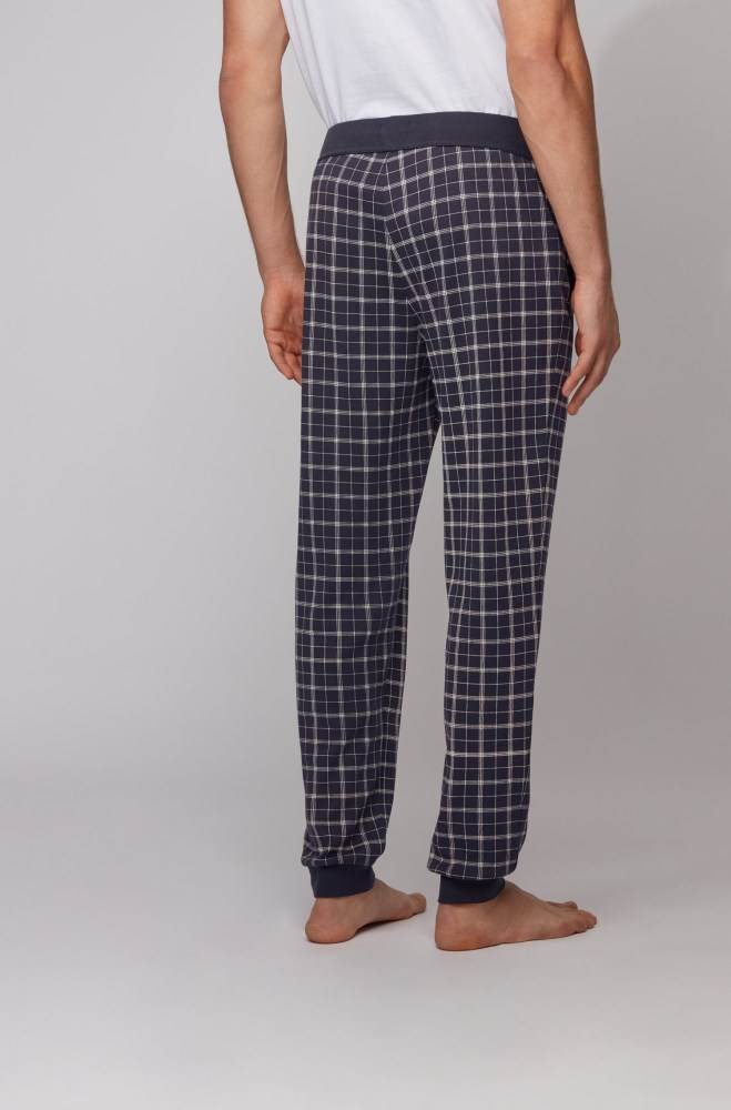 Hugo Boss Cuffed pyjama trousers Lyse Blå | tijEFKdX