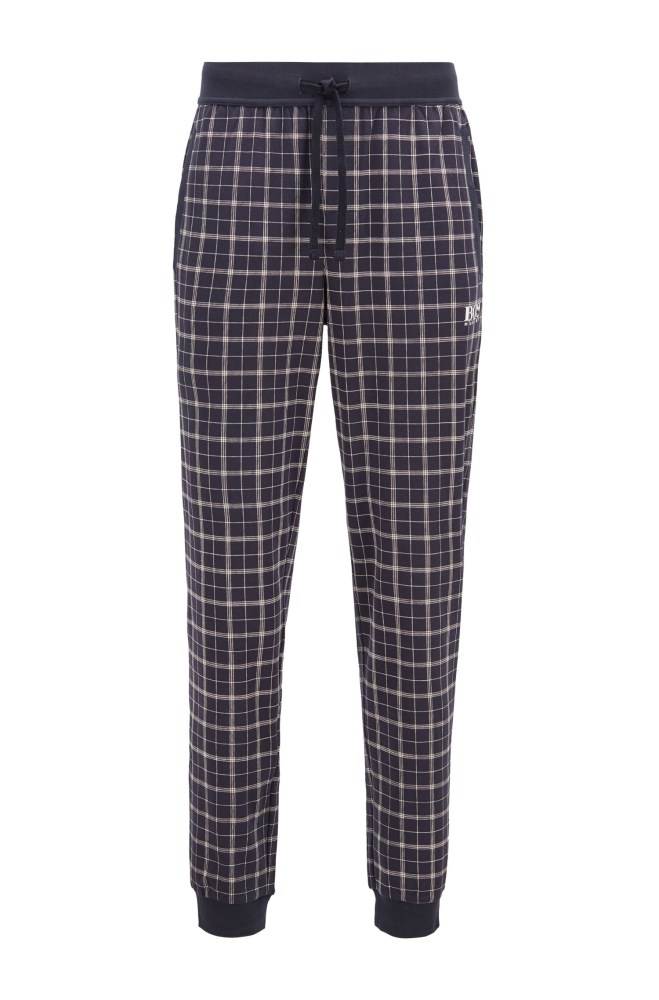 Hugo Boss Cuffed pyjama trousers Lyse Blå | tijEFKdX