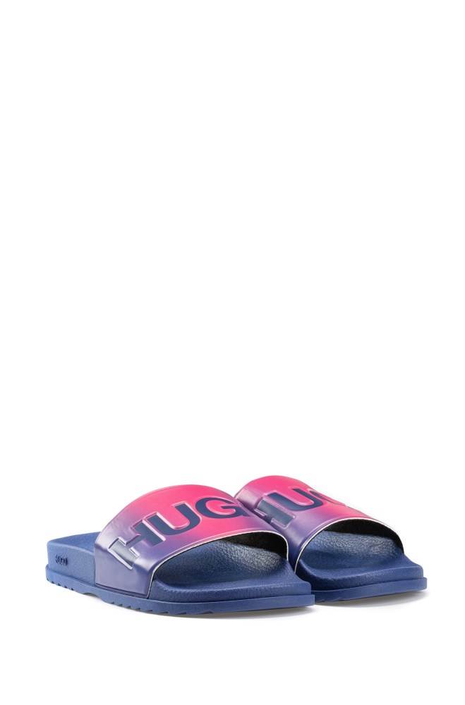 Hugo Boss Dégradé-effect slides Rosa | W0rmg834