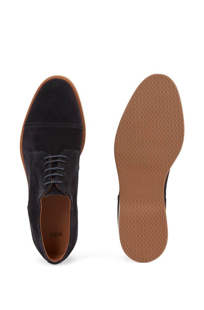 Hugo Boss Derby shoes Mørke Blå | khvICMcM