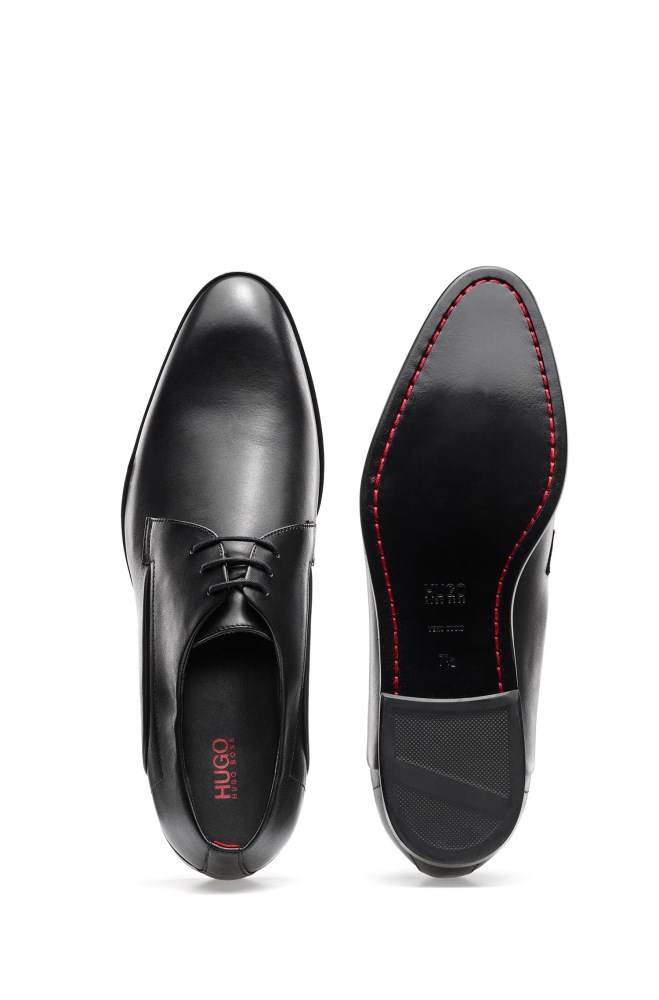 Hugo Boss Derby shoes Svarte | hQTDjBV8