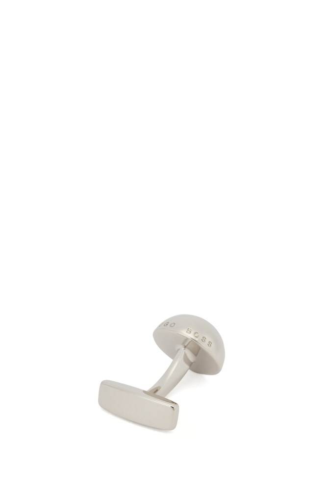 Hugo Boss Domed cufflinks Sølv | i1XcCes6