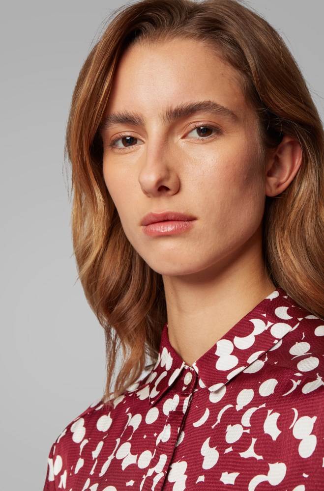 Hugo Boss Dot-print blouse Patterned | yAVgvg4h