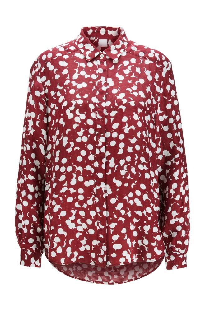 Hugo Boss Dot-print blouse Patterned | yAVgvg4h