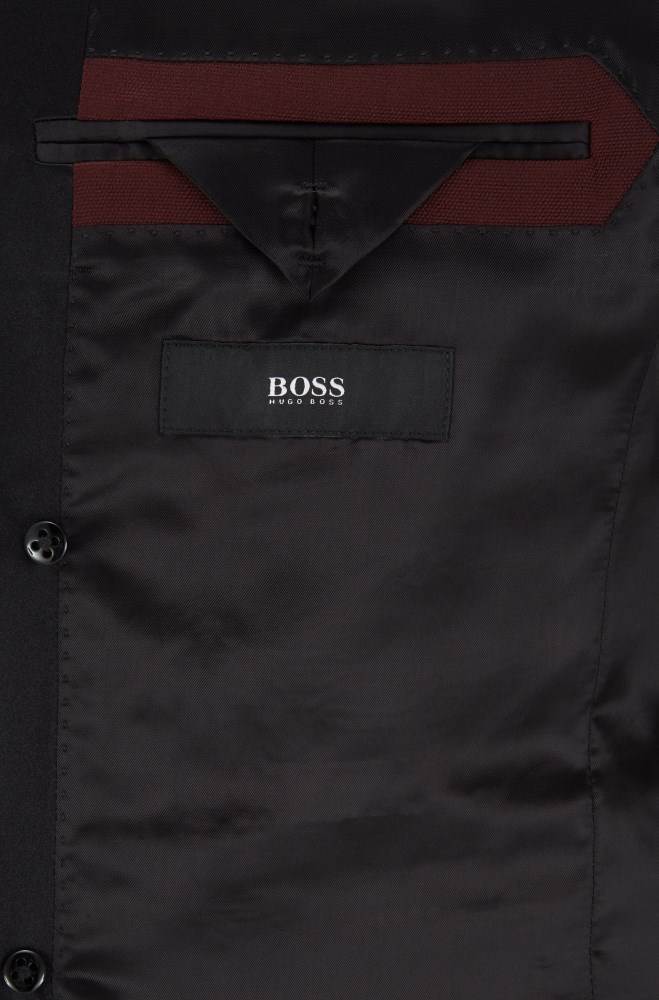 Hugo Boss Double-breasted slim-fit suit Mørke Rød | Hfh9E5h3