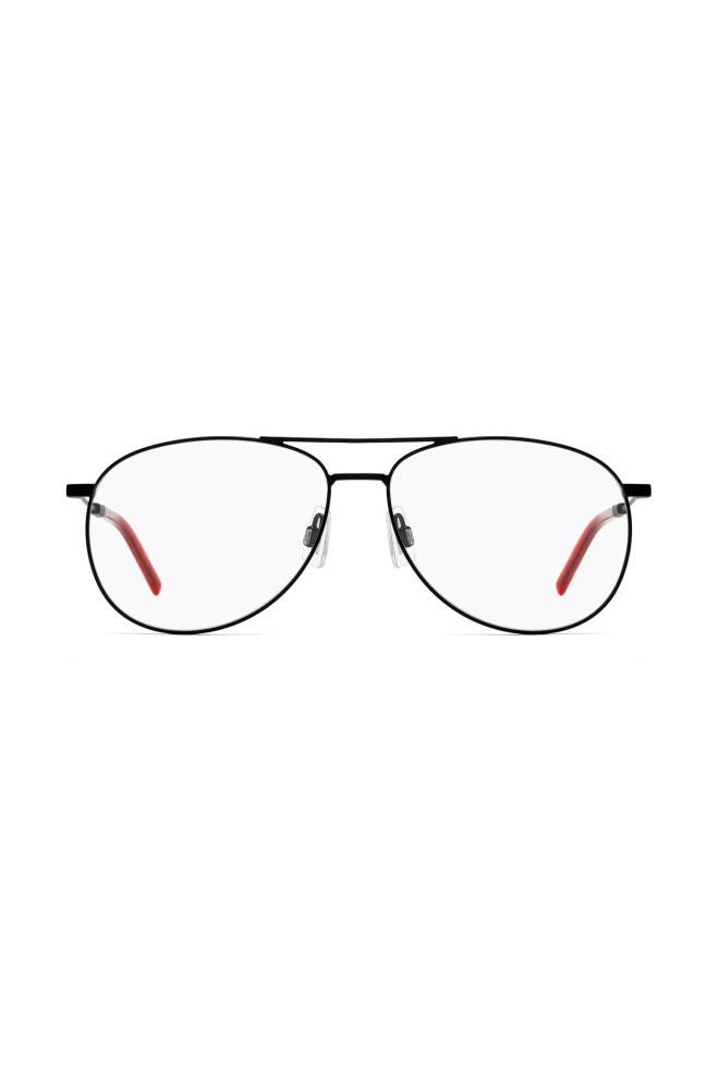 Hugo Boss Double-bridge optical glasses Svarte | DvFQhRfl